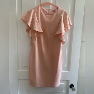 Exclusive Yaya & co dress with pearl accents